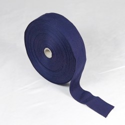 Herringbone Apron Tape - 38mm  -  Navy