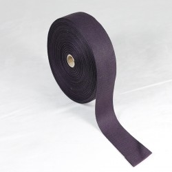 Herringbone Apron Tape - 38mm  -  Dark Wine