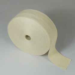 Herringbone Apron Tape - 38mm  -  Natural