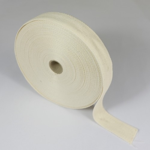 Herringbone Apron Tape - 38mm - 50mtr ROLL -  Natural