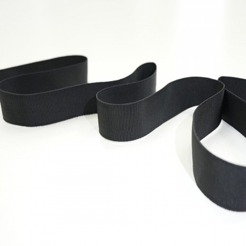 Petersham Webbing Tape - 25mm Black