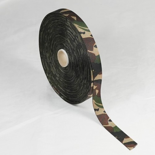 Polypropylene Webbing - 25mm - Army Green Camo