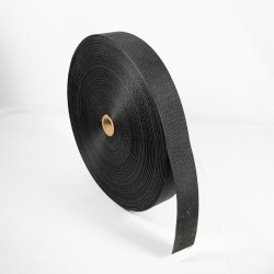 Hard Stiff Polypropylene Webbing - 50mm - Black