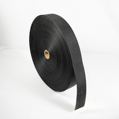 Hard Stiff Polypropylene Webbing - 50mm - Black