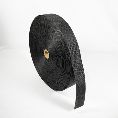 Hard Stiff Polypropylene Webbing - 50mm - Black