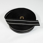 Polypropylene Webbing - 38mm - Black & White S...