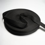 Polypropylene Webbing Twill Weave - 30mm - Black -...