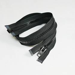 Black YKK Zip Chunky - 22cm