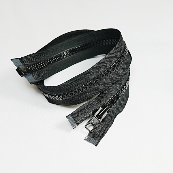 Black YKK Zip Chunky - 40cm
