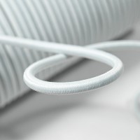 White Bungee Cord Elastic - 5mm
