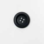 10 x Fashion Button - 25mm- Black