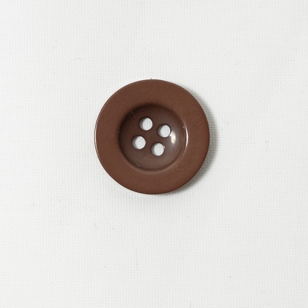 Fashion Button - 20mm- Brown - 10 pack