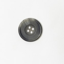 Fashion Button - 23mm - Grey - 10 pack