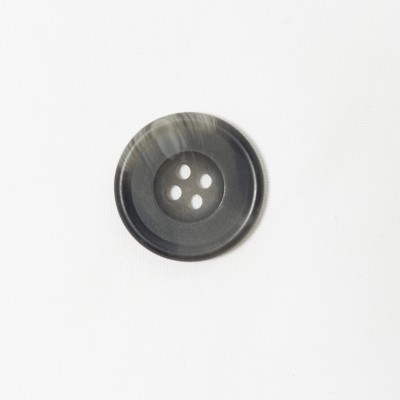 10 x Fashion Button - 23mm - Grey