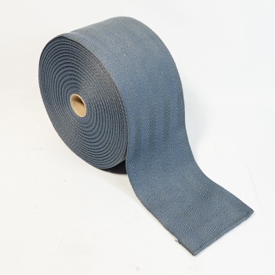 Tweed Herringbone Carpet Edge Binding Tape 122mm - Airforce 5608 Tweed Herringbone Carpet Edge Binding Tape 122mm - Airforce 5608