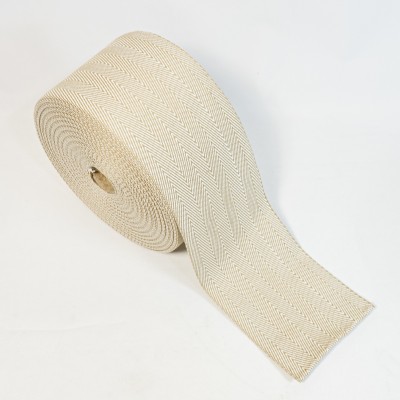 Tweed Herringbone Carpet Edge Binding Tape 122mm - Sand 5600 Tweed Herringbone Carpet Edge Binding Tape 122mm - Sand 5600