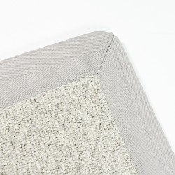 Herringbone Carpet Edge Binding Tape 120mm - Light Grey