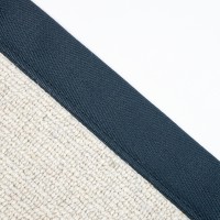 Herringbone Carpet Edge Binding Tape 120mm - Marine (per mtr) Herringbone Carpet Edge Binding Tape 120mm - Marine (per mtr)