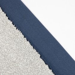 Herringbone Carpet Edge Binding Tape 120mm - Navy