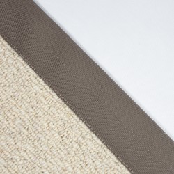 Herringbone Carpet Edge Binding Tape 120mm - Pecan