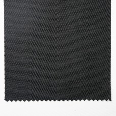 Herringbone Carpet Edge Binding Tape 120mm - 100% Cotton - Black