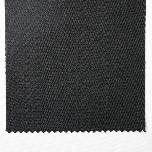 Herringbone Carpet Edge Binding Tape 120mm - 100% Cotton - Black