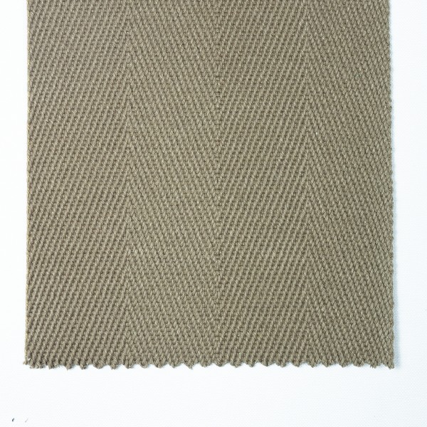 Herringbone Carpet Edge Binding Tape 120mm - 100% Cotton - Dark Caramel