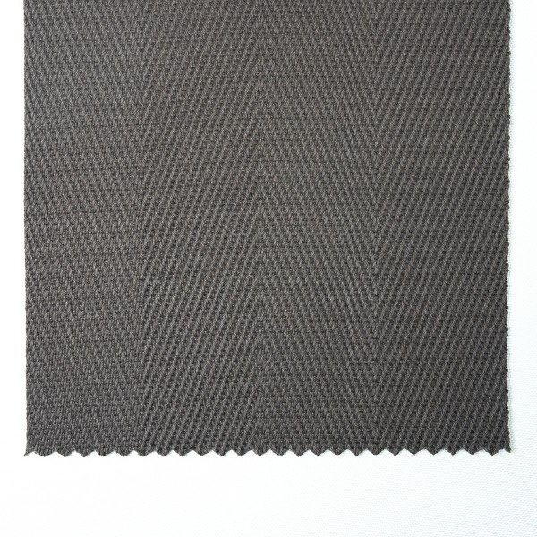 Herringbone Carpet Edge Binding Tape 120mm - 100% Cotton - Dark Grey