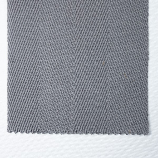 Herringbone Carpet Edge Binding Tape 120mm - 100% Cotton - Grey