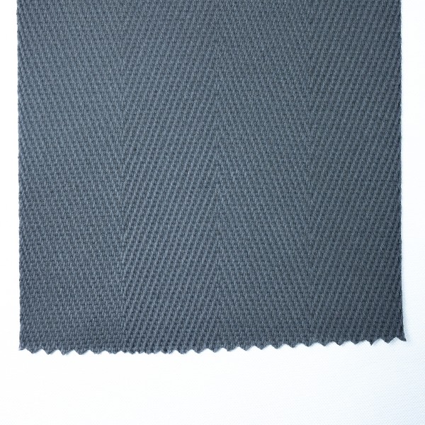 Herringbone Carpet Edge Binding Tape 120mm - 100% Cotton - Quarry Grey