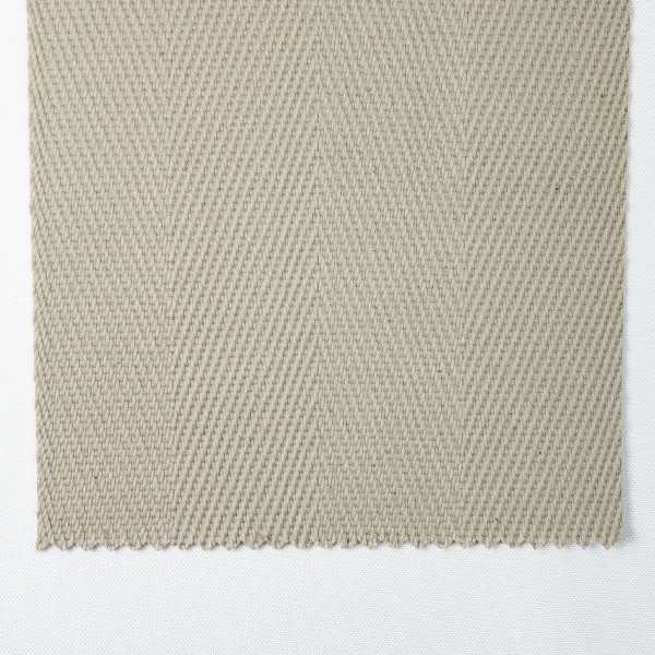 Herringbone Carpet Edge Binding Tape 120mm - 100% Cotton - Taupe