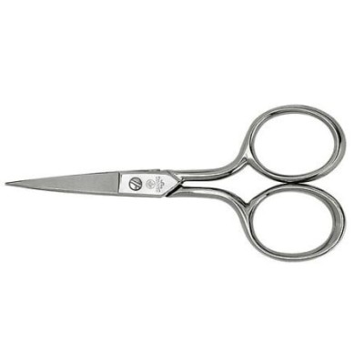 Mundial 426-4 Straight Embroidery Scissors – 4" Nickel Plated