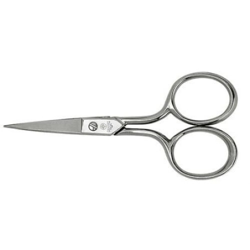 Mundial 426-4 Straight Embroidery Scissors – 4" Nickel Plated