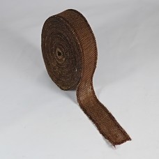Hessian Ribbon 40mm - Brown
