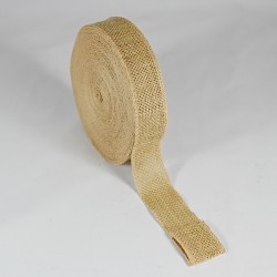 Hessian Ribbon 40mm - Natural