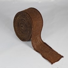 Hessian Ribbon 65mm - Brown