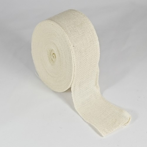 Hessian Ribbon 65mm - Cream