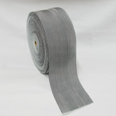 Stair Runner & Carpet Edging Tape 120mm Wide - Herringbone - Natural (50mtr Roll) - Polyester Stair Runner & Carpet Edging Tape 120mm Wide - Herringbone - Natural (50mtr Roll) - Polyester
